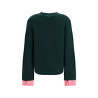 Prada Bicolor Wool Oves Aries Sweatshirt