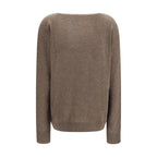 The Row Gray Cashmere Sweater