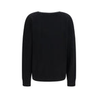 The Row Black Cashmere Sweater