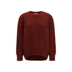 The Row Bordeaux Cashmere Sweater
