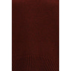 The Row Bordeaux Cashmere Sweater