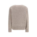The Row Gray Cashmere Sweater