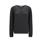 The Row Gray Cashmere Sweater