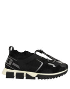 Dolce & Gabbana Shoes Black Sorrento Trekking Sneakers Men