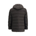 MooRER Black Polyamide Full-Length Jacket