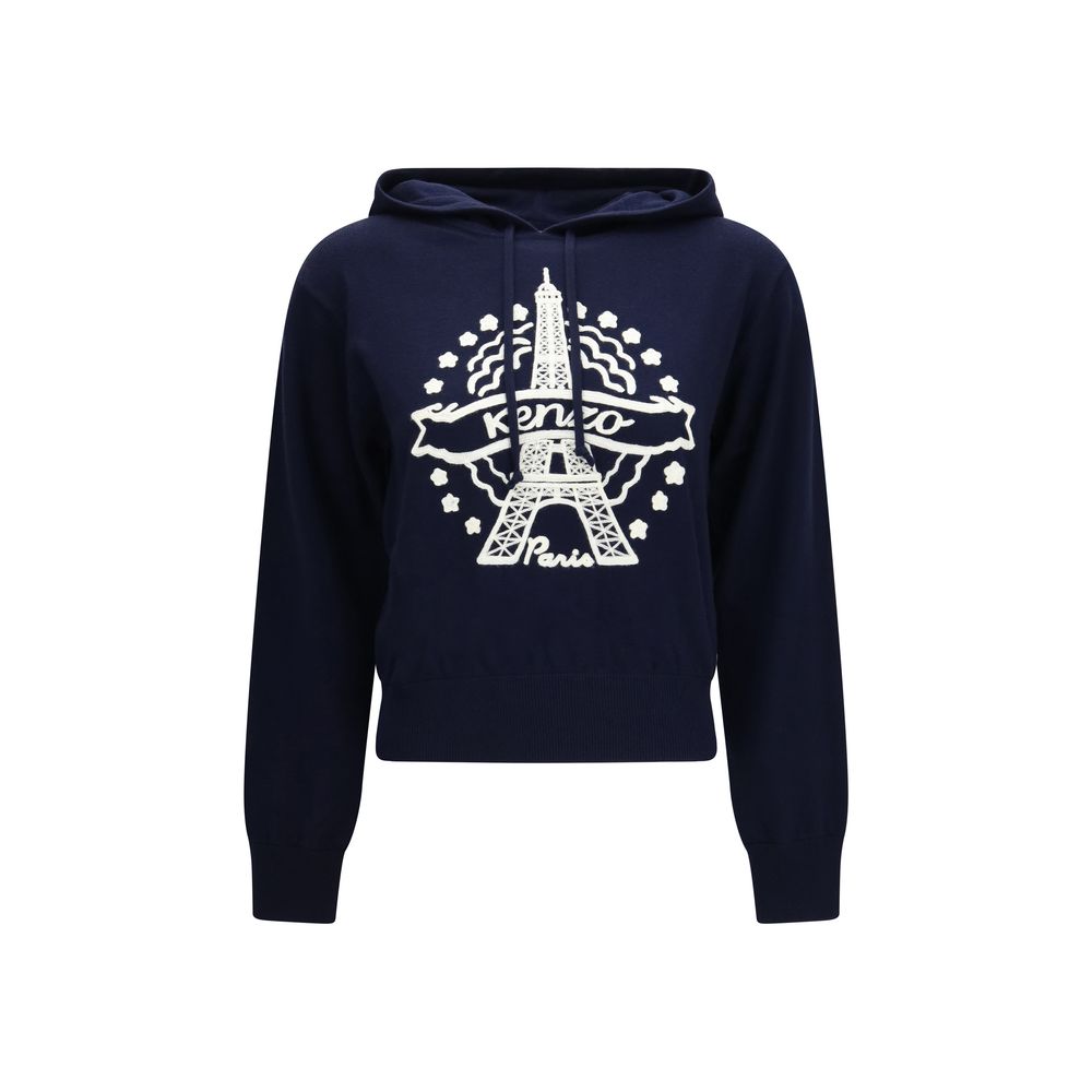 Kenzo Blue Wool Oves Aries Sweatshirt