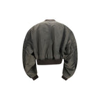 Rick Owens Gray Nylon Bomber