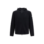 Moncler Black Wool Oves Aries Hoodie