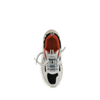 Off-White Multicolor Fabric Athletic Sneakers