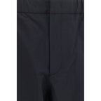 LAMINAR Black Nylon Casual Pants