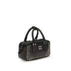 Miu Miu Black Calf Leather Bos Taurus Shoulder Bag