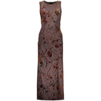 Desigual Brown Polyester Women's Dress