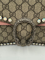 Gucci GUCCI DIONYSUS GG Supreme with Diamonds Handbag