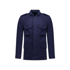 Autore Navy Blue Cotton Jacket