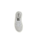 Fendi White Calf Leather Bos Taurus Athletic Sneakers