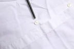 Dolce & Gabbana White GOLD Crown Bee Cotton Formal Dress Shirt