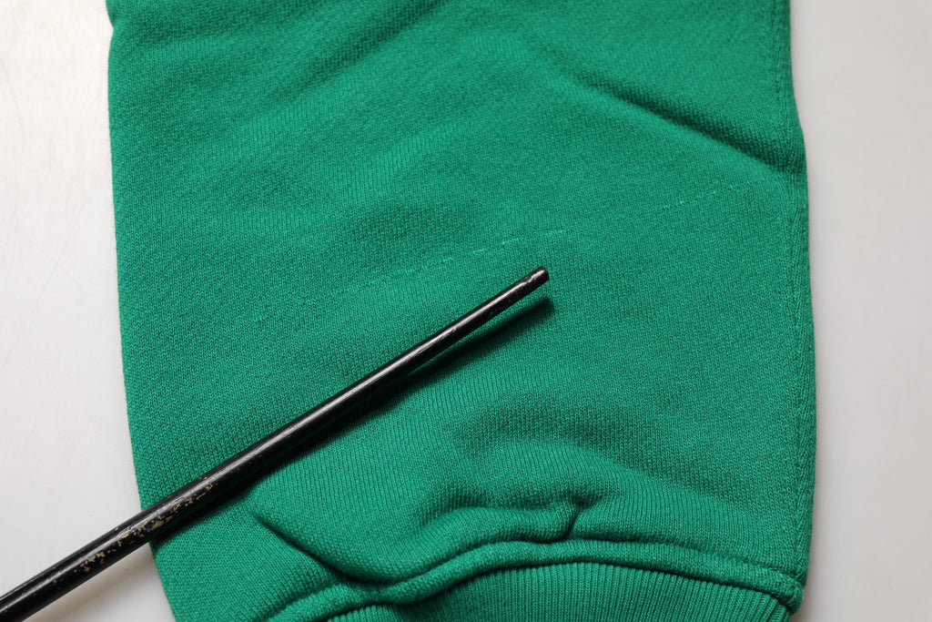 Dolce & Gabbana Green DGVIB3 Cotton Hoodie Sweatshirt Sweater
