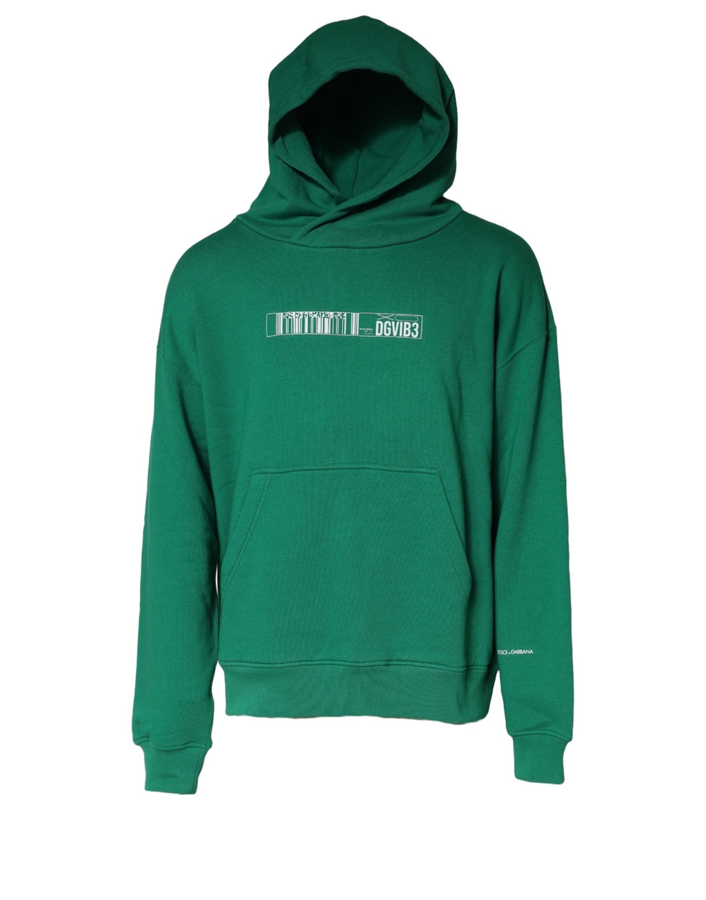 Dolce & Gabbana Green DGVIB3 Cotton Hoodie Sweatshirt Sweater