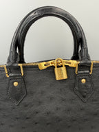Louis Vuitton LOUIS VUITTON Alma GM in Ostrich Leather Handbag