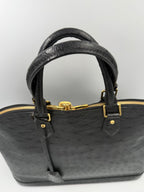 Louis Vuitton LOUIS VUITTON Alma GM in Ostrich Leather Handbag