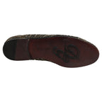 Dolce & Gabbana Black Gold Embellished Slippers Loafers Shoes