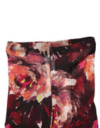 Dolce & Gabbana Multicolor Floral Nylon Tights Stockings Socks
