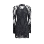 Blumarine Black Polyamide Cocktail Dress