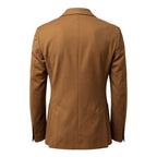 Roberto Pepe Luxury Brown Cotton Men Jacket