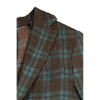 Roberto Pepe Luxury Brown Linen Men's Jacket