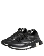 Dolce & Gabbana Black White Sorrento Low Top Sneakers Shoes