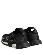 Dolce & Gabbana Black White Sorrento Low Top Sneakers Shoes