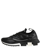 Dolce & Gabbana Black White Sorrento Low Top Sneakers Shoes