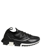 Dolce & Gabbana Black White Sorrento Low Top Sneakers Shoes