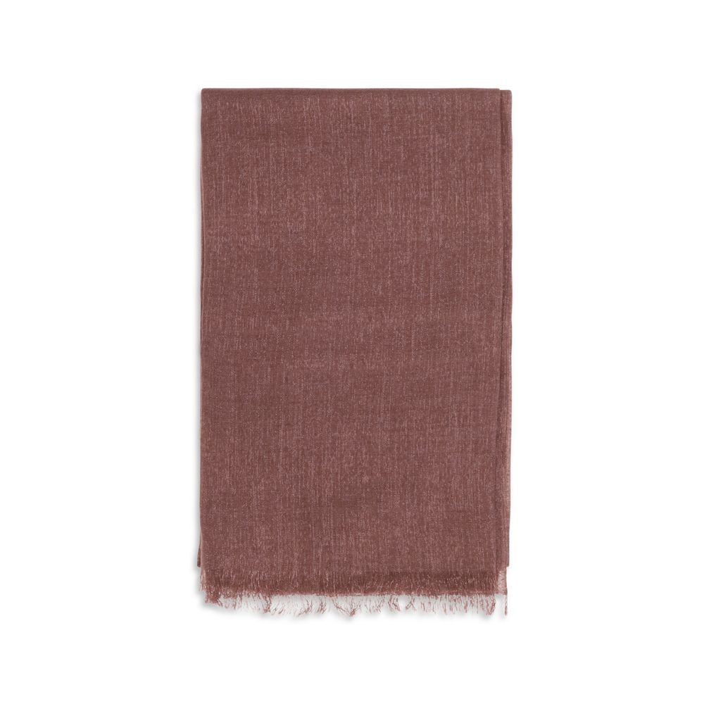 Brunello Cucinelli Bordeaux Cashmere Foulard