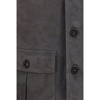 Valstar Brown Calf Leather Bos Taurus Bomber