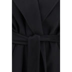 Dolce & Gabbana Black Wool Oves Aries Coat
