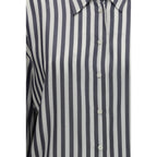 Brunello Cucinelli Multicolor Silk Pattern Shirt