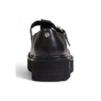 Cult Black Leather Platform Pumps