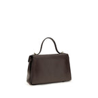 Savette Brown Calf Leather Bos Taurus Shoulder Bag