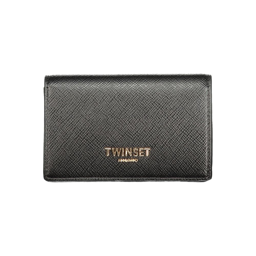 Twinset Black Polyurethane Women's Wallet