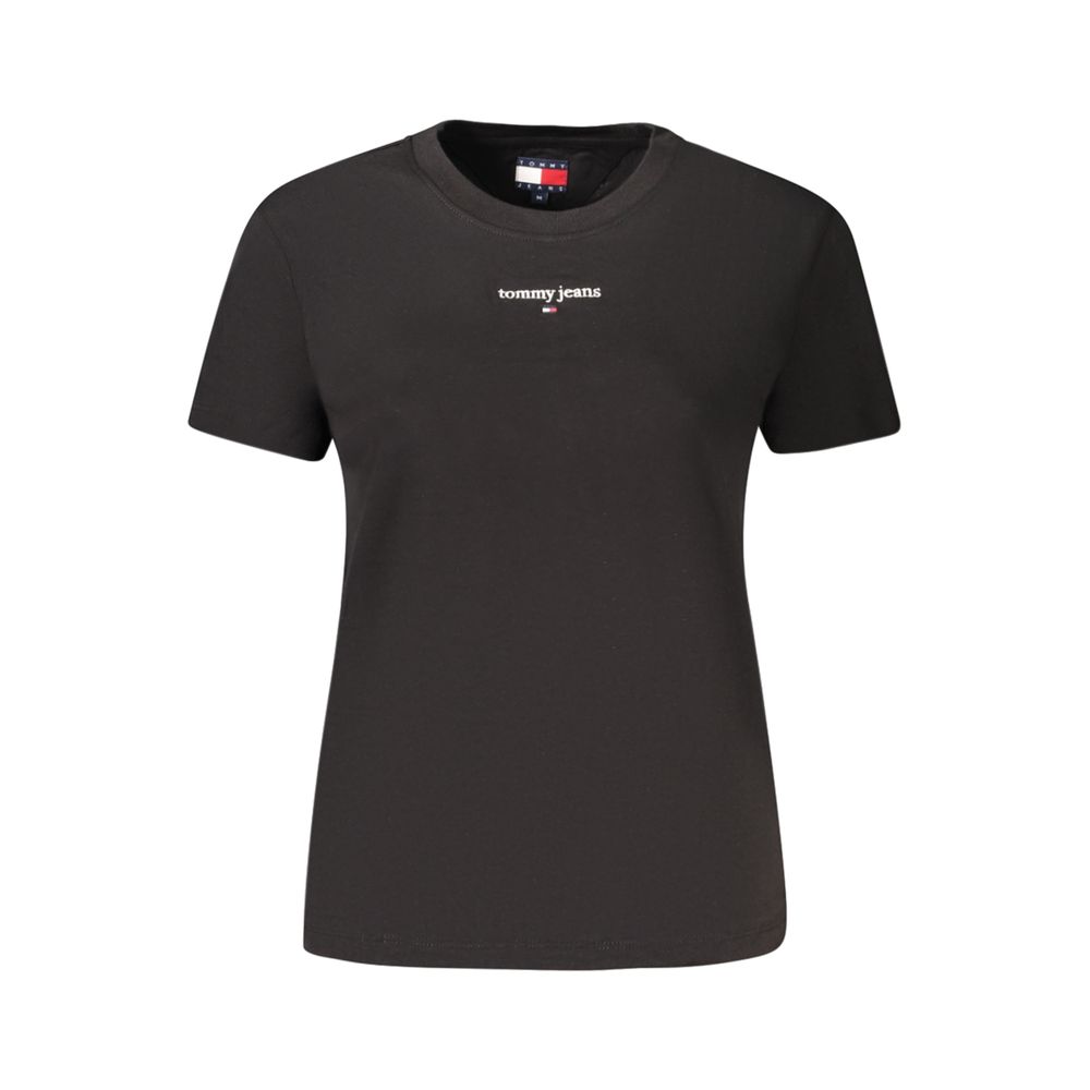 Tommy Hilfiger Black Cotton Women's T-Shirt