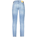 Tommy Hilfiger Blue Cotton Slim Fit Jeans