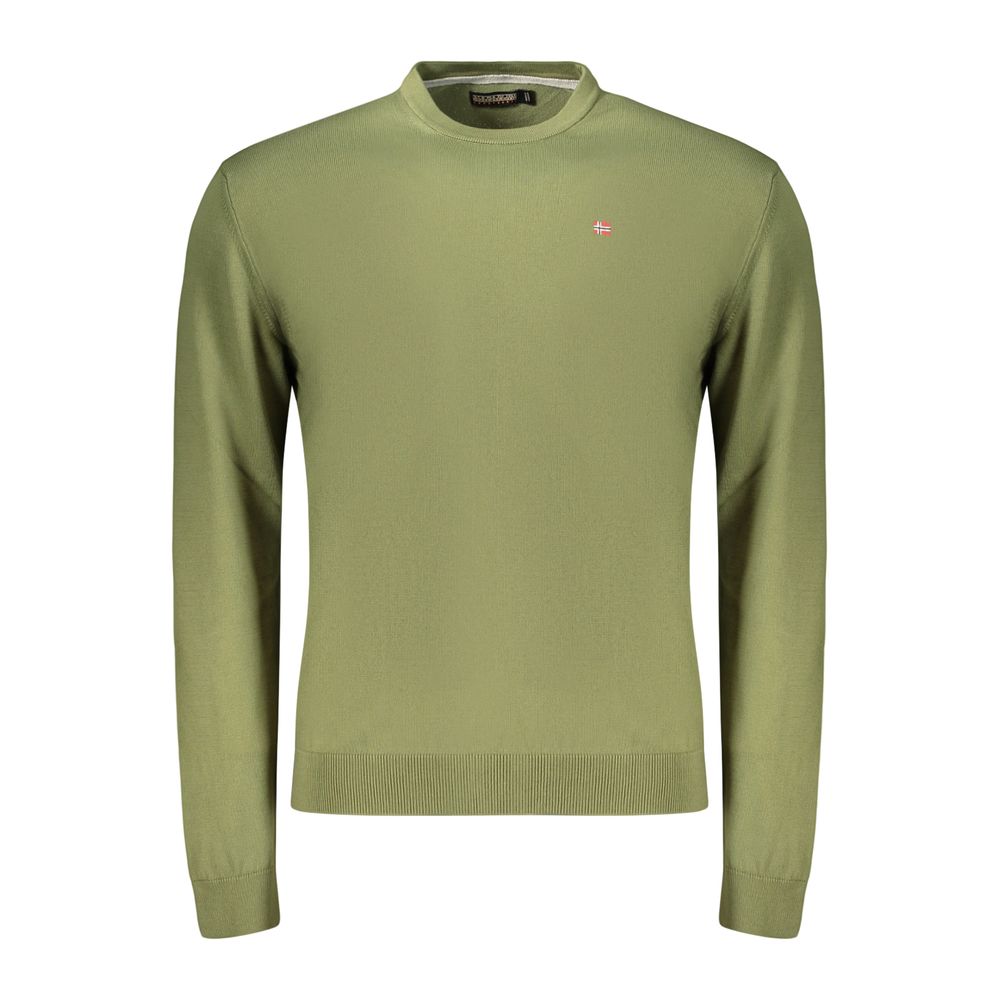 Napapijri Green Cotton Sweatshirt