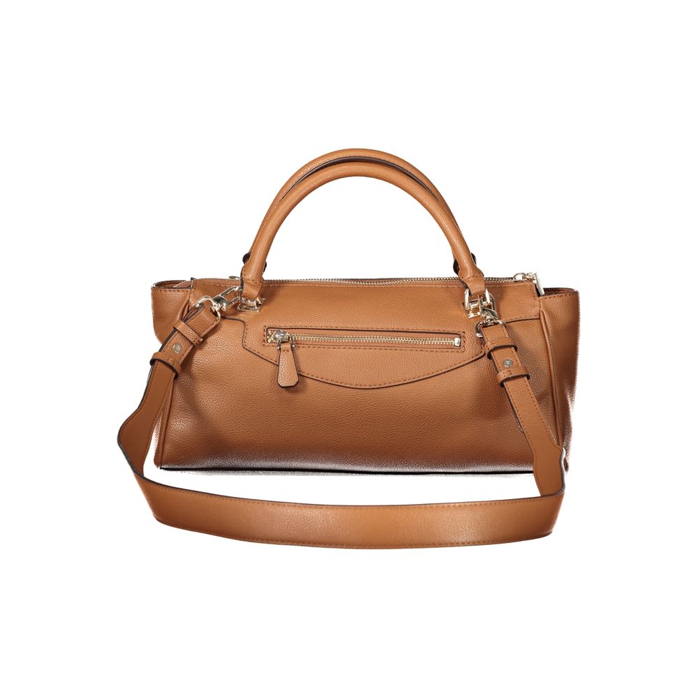 Guess Jeans Brown Polyethylene Handbag