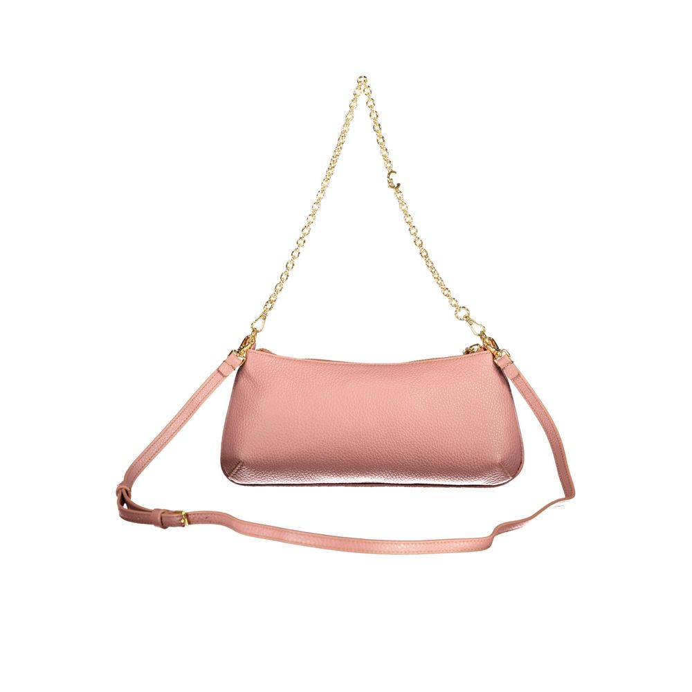 Coccinelle Pink Leather Handbag