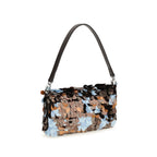 Staud Multicolor Marabou Shoulder Bag