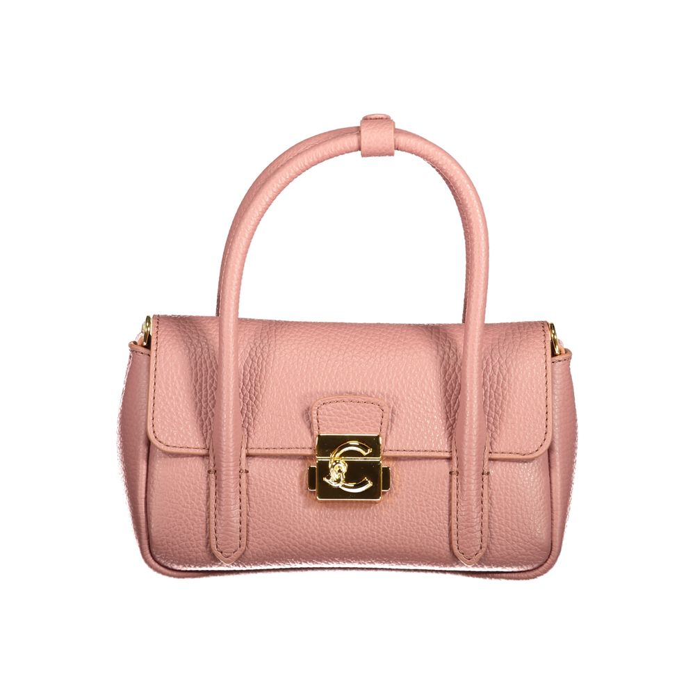 Coccinelle Pink Leather Handbag