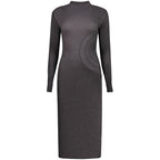 Desigual Black Polyester Casual Dress