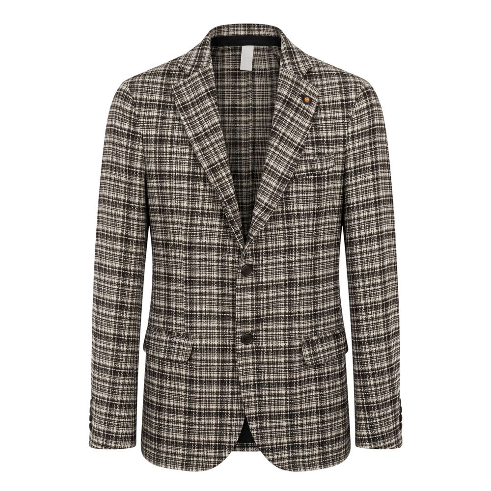 Roberto Pepe Luxury Beige Cotton Men Jacket