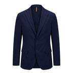 Roberto Pepe Luxury Blue Cotton Men Jacket